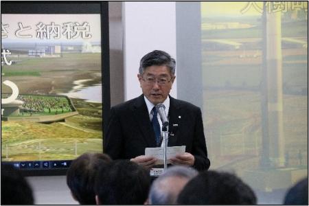 黒川町長挨拶