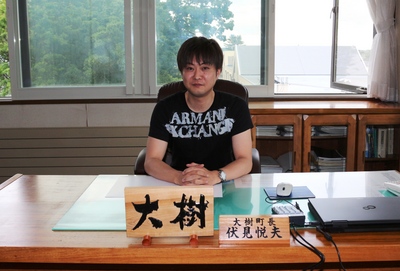 平成25年7月に訪れてくれた兵庫県の岩渕大樹さんの写真