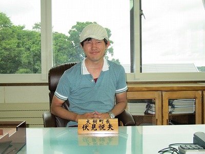 平成23年8月に訪れてくれた岐阜県各務原市の柴田大樹さんの写真