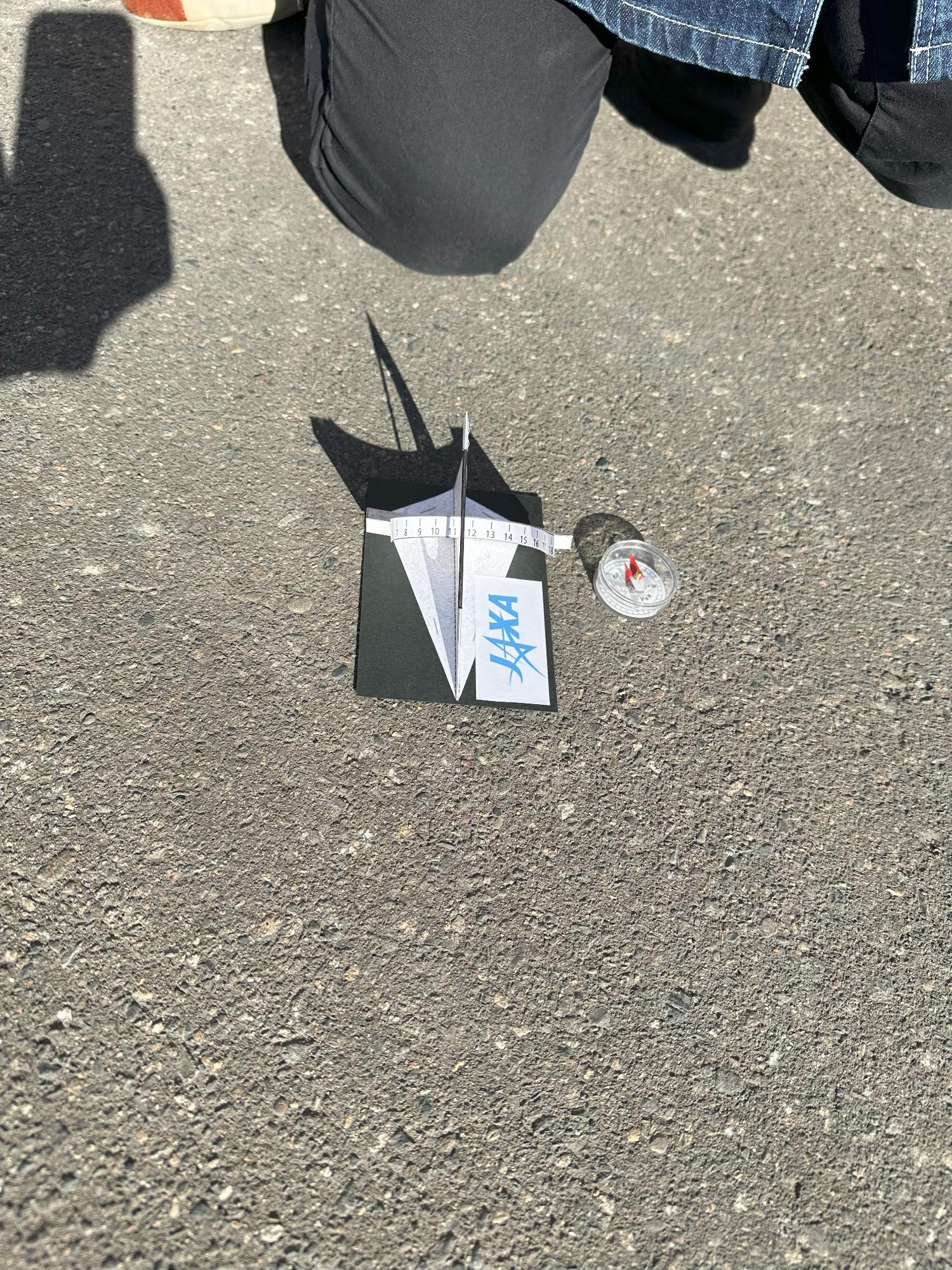 完成した日時計