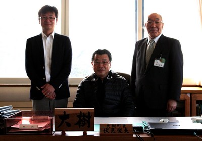 平成25年5月に訪れてくれた千葉県の柳澤大樹さんの写真