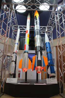 展示室1ロケット実機